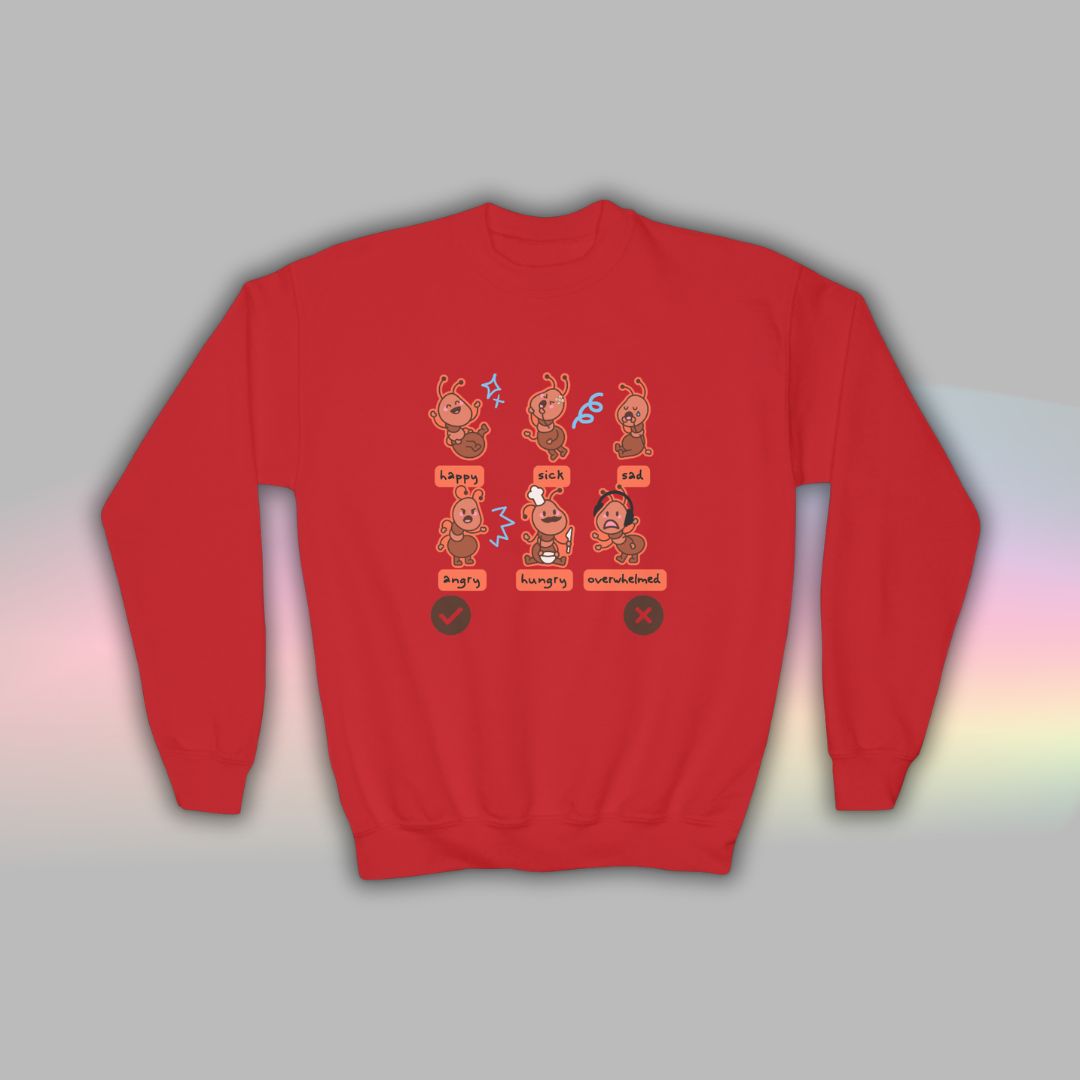 Kids Autism Sweatshirt | Neurodiversity Crewneck | Ants