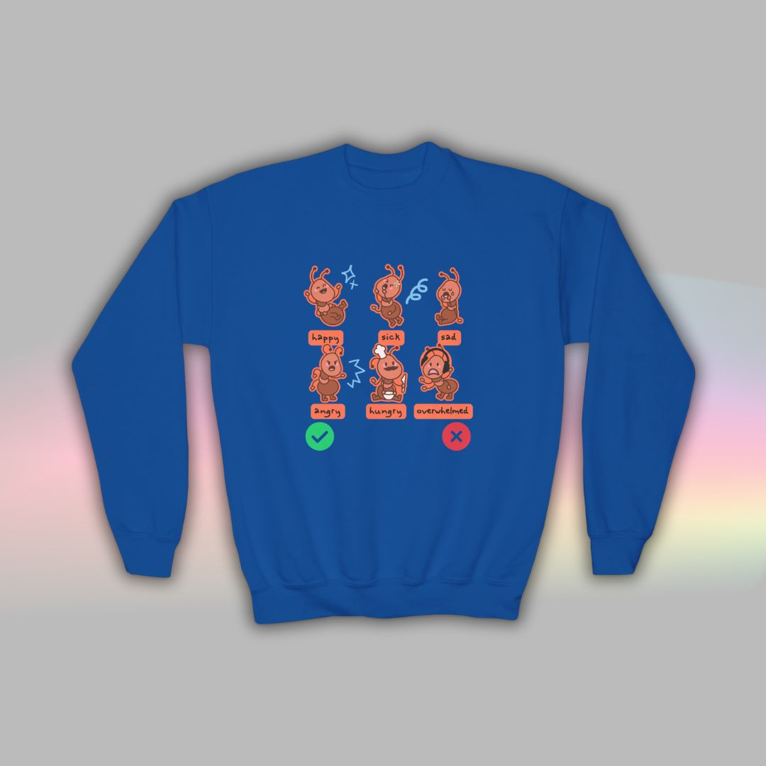 Kids Autism Sweatshirt | Neurodiversity Crewneck | Ants