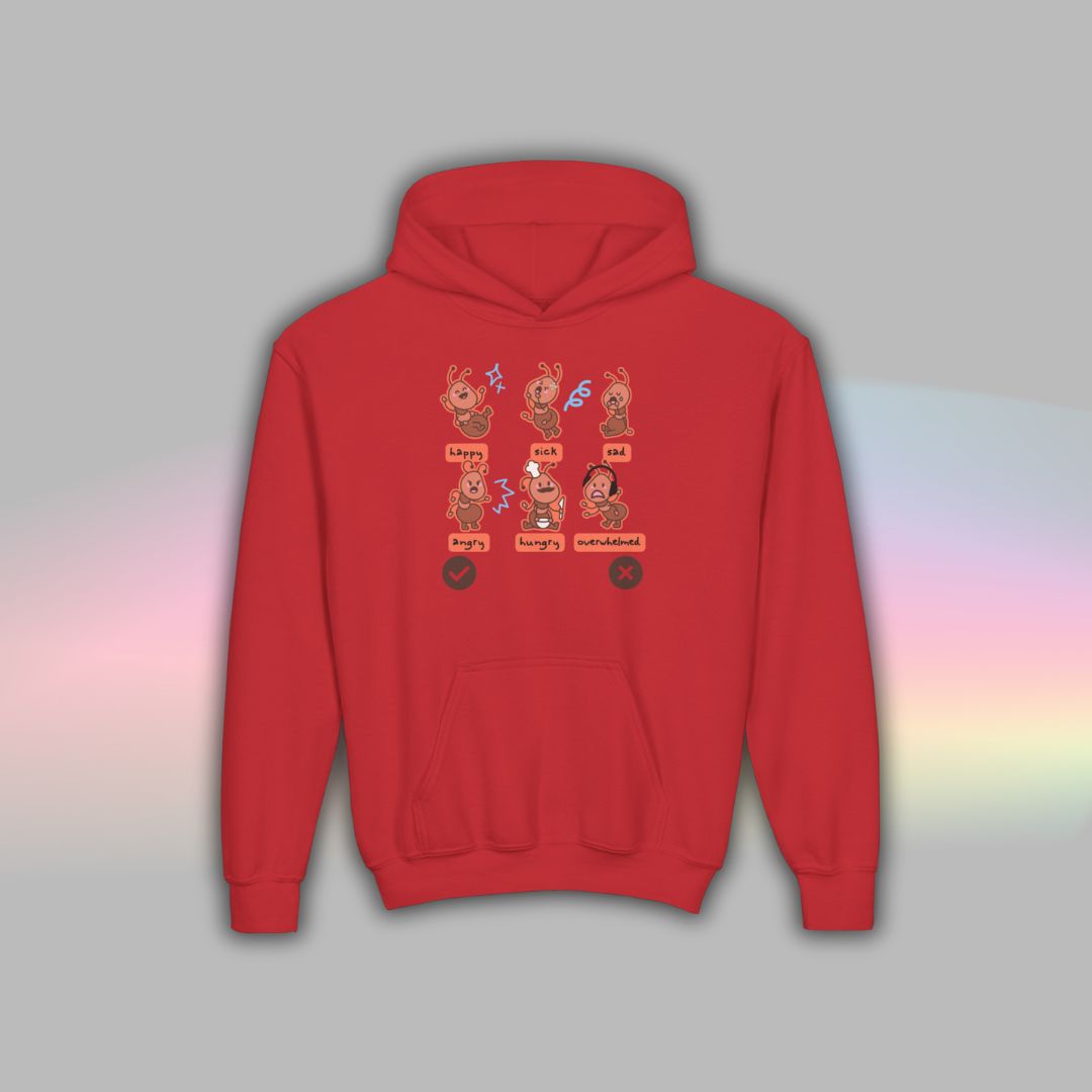 Ant Communication Hoodie for Kids | Nonverbal Autism Support