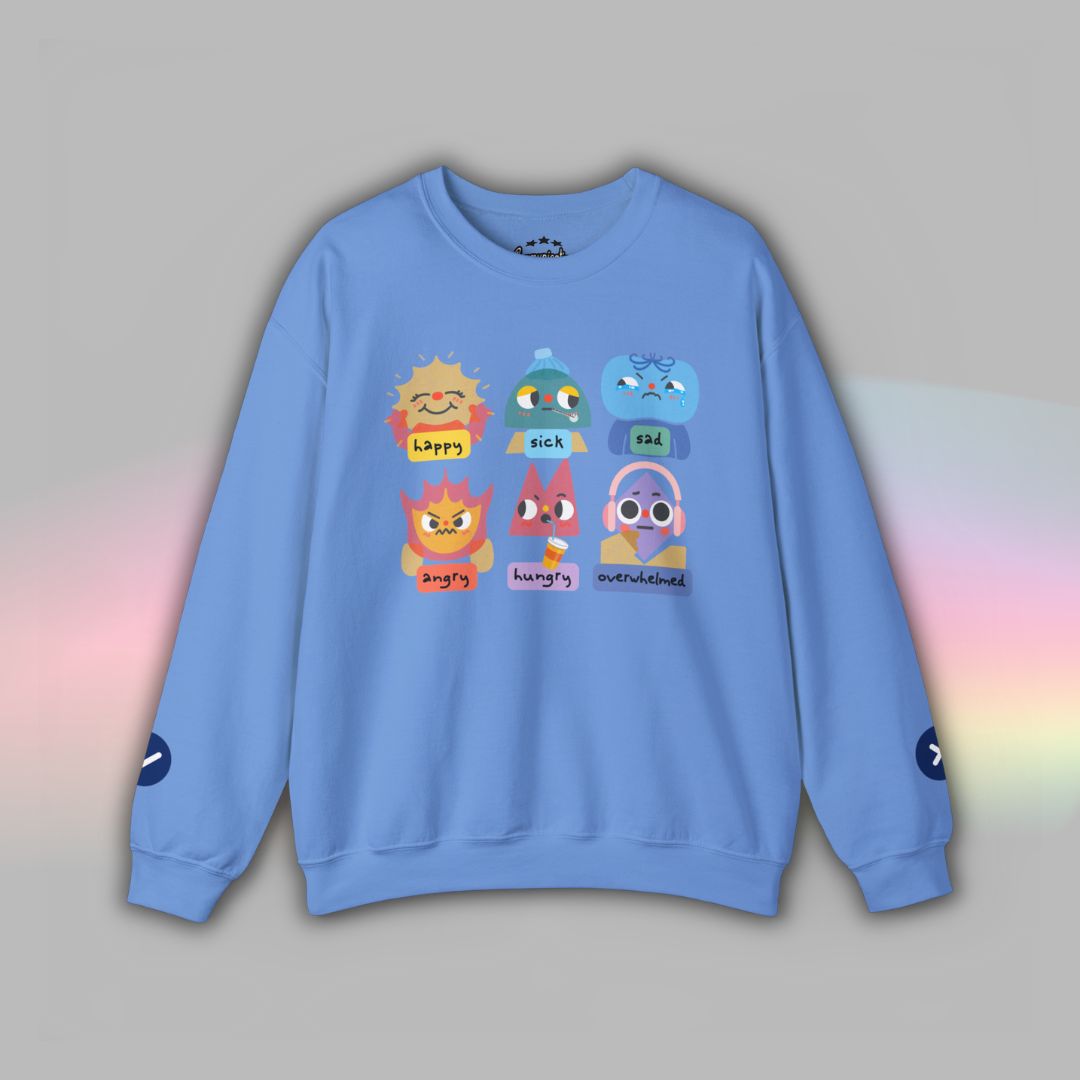 Adult Autism Crewneck | Communication Sweatshirt | Riso