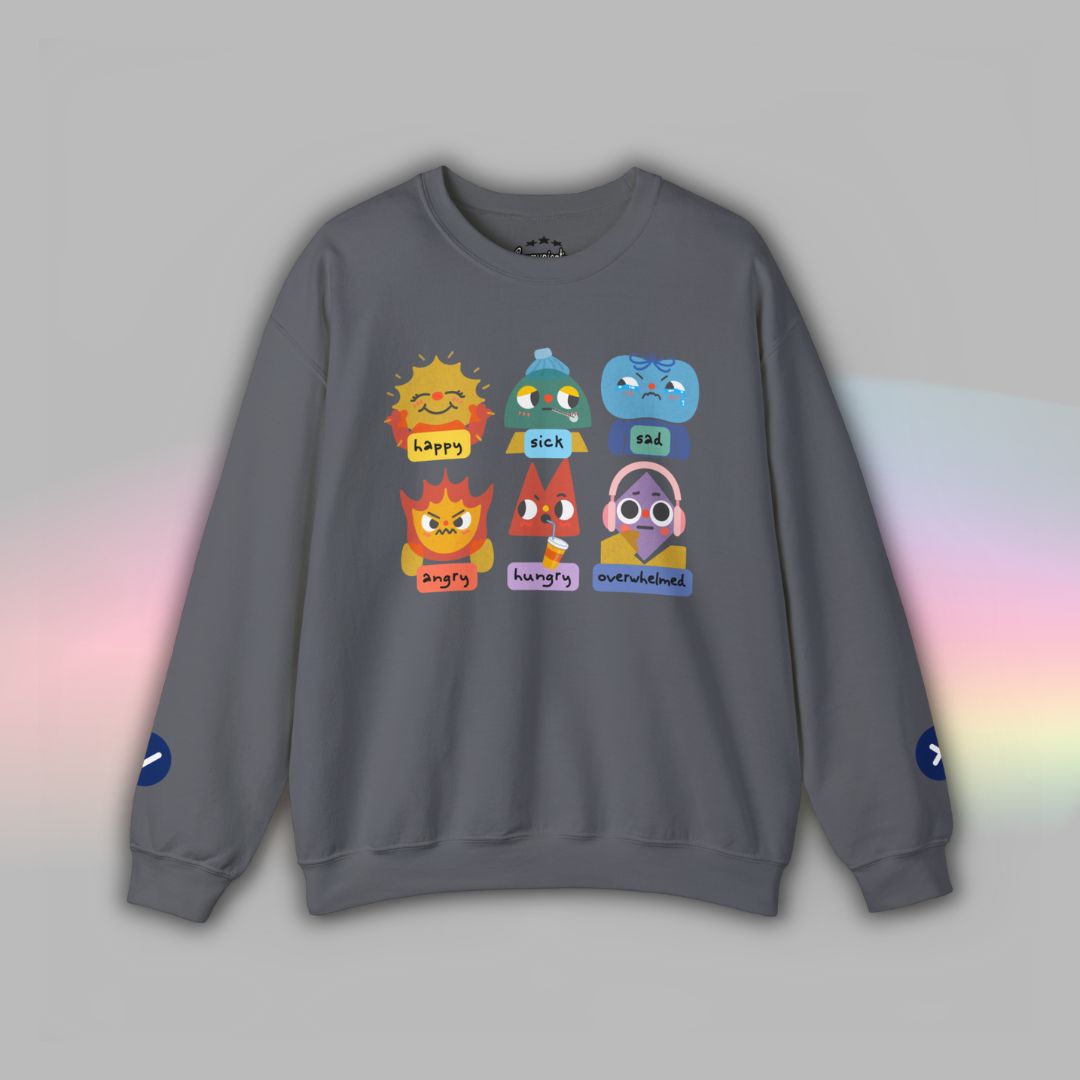 Adult Autism Crewneck | Communication Sweatshirt | Riso