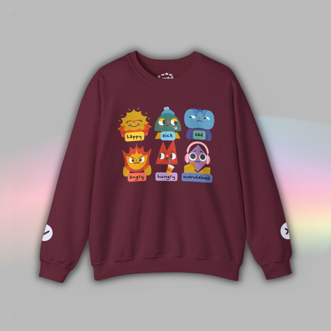 Adult Autism Crewneck | Communication Sweatshirt | Riso