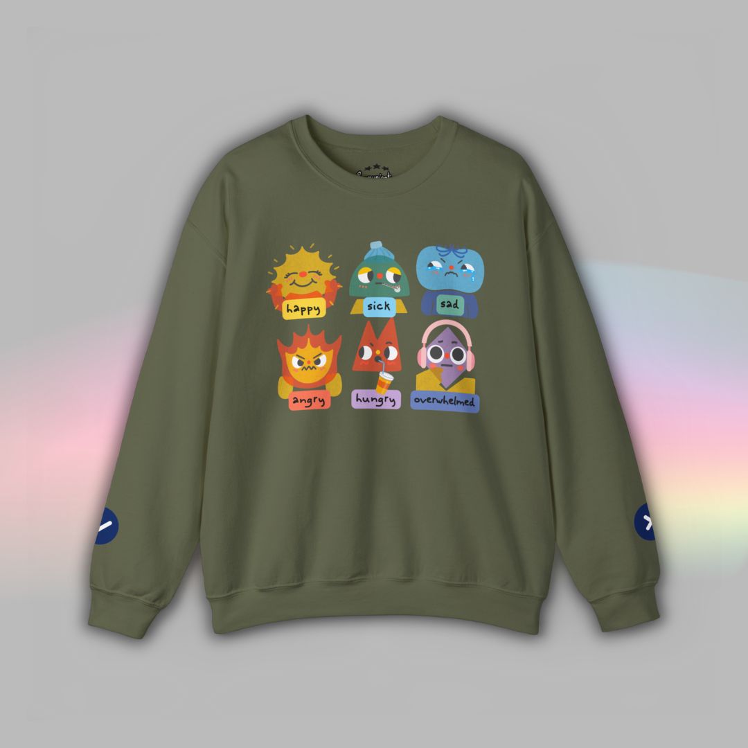 Adult Autism Crewneck | Communication Sweatshirt | Riso