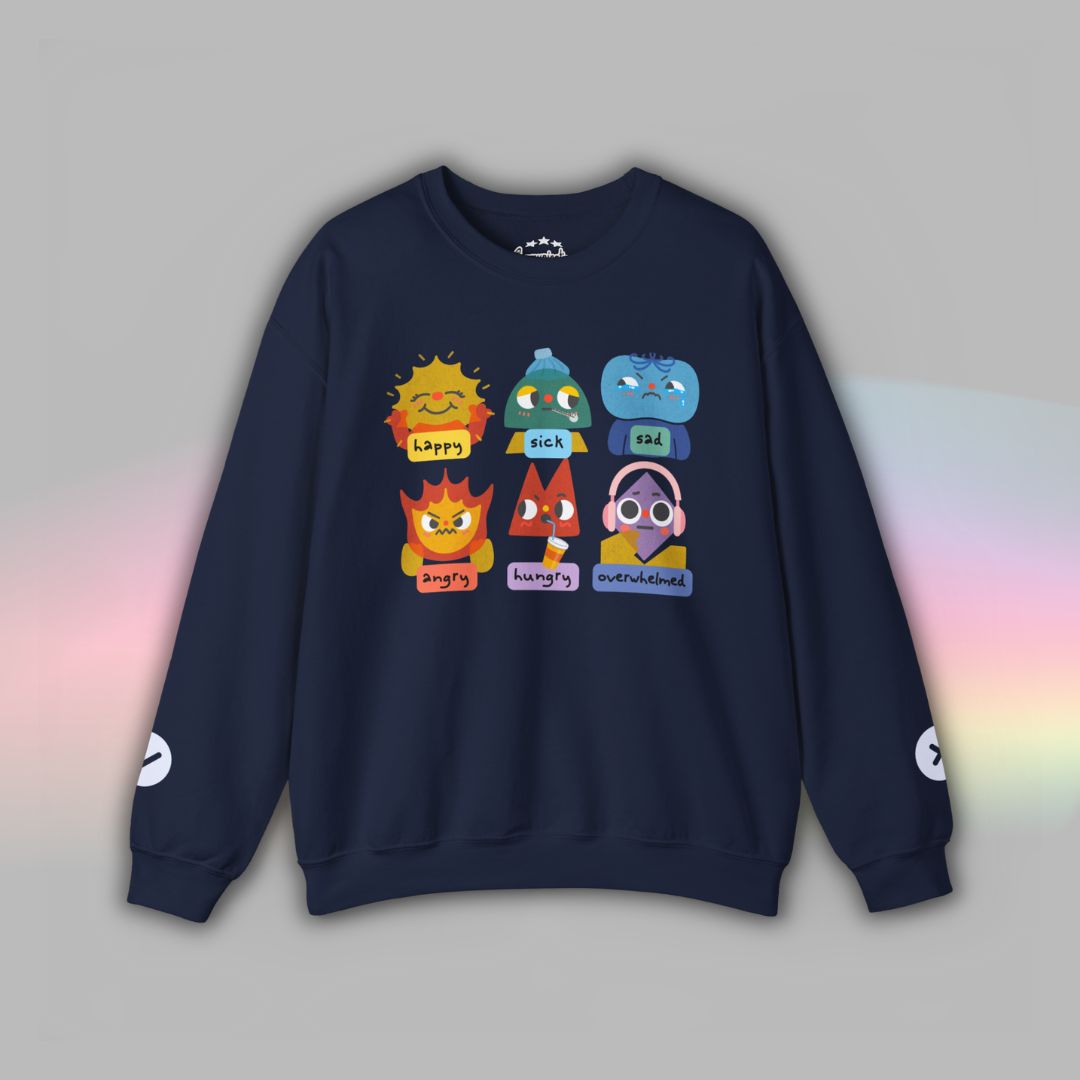 Adult Autism Crewneck | Communication Sweatshirt | Riso