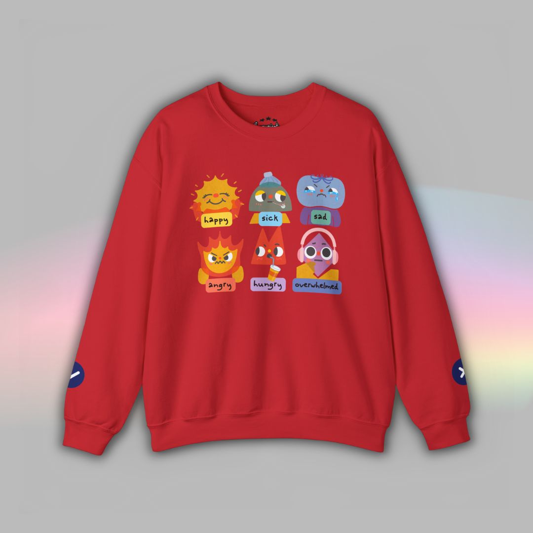 Adult Autism Crewneck | Communication Sweatshirt | Riso