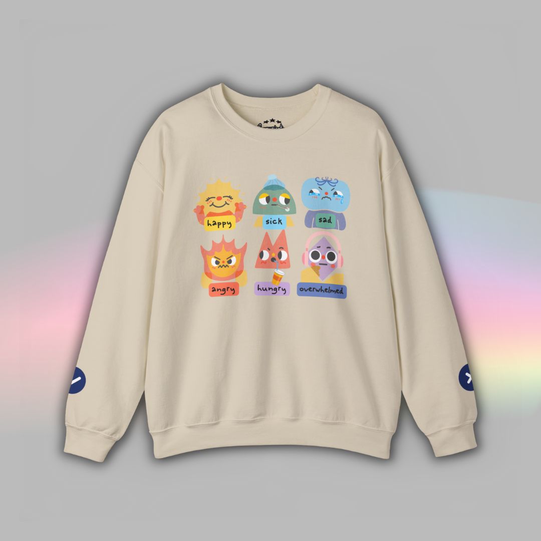 Adult Autism Crewneck | Communication Sweatshirt | Riso