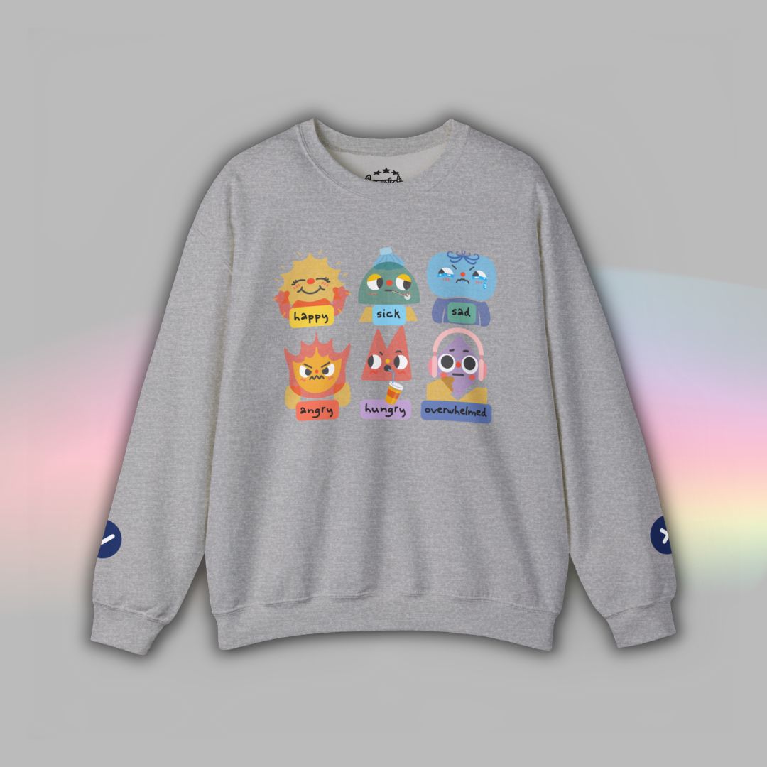 Adult Autism Crewneck | Communication Sweatshirt | Riso