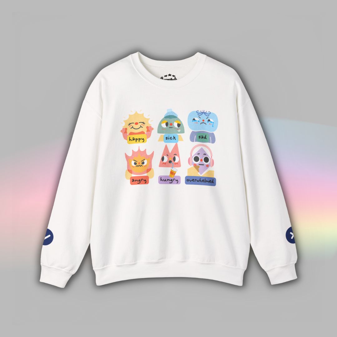 Adult Autism Crewneck | Communication Sweatshirt | Riso