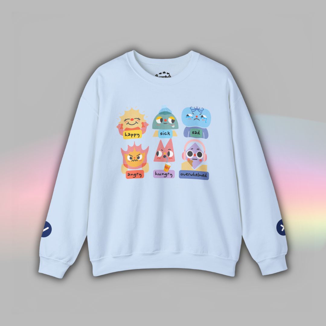 Adult Autism Crewneck | Communication Sweatshirt | Riso