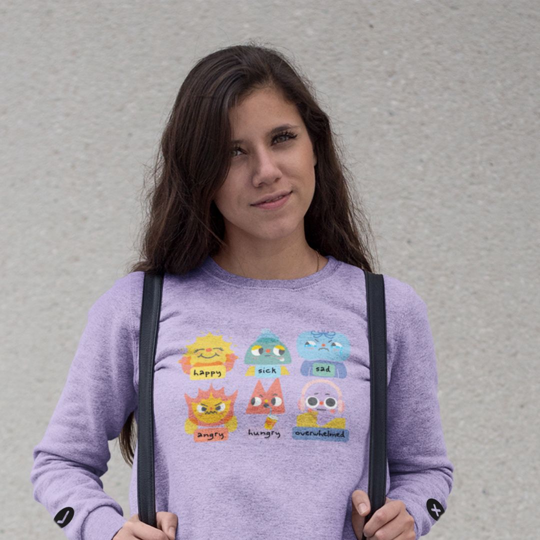 Adult Autism Crewneck | Communication Sweatshirt | Riso