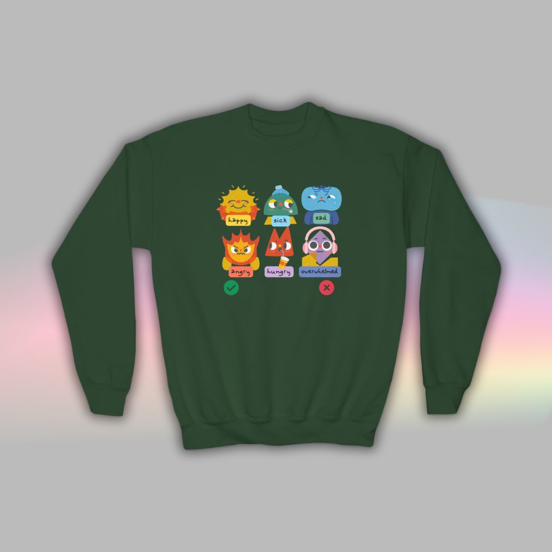 Kids Neurodiversity Crewneck | Autism Sweatshirt | Riso