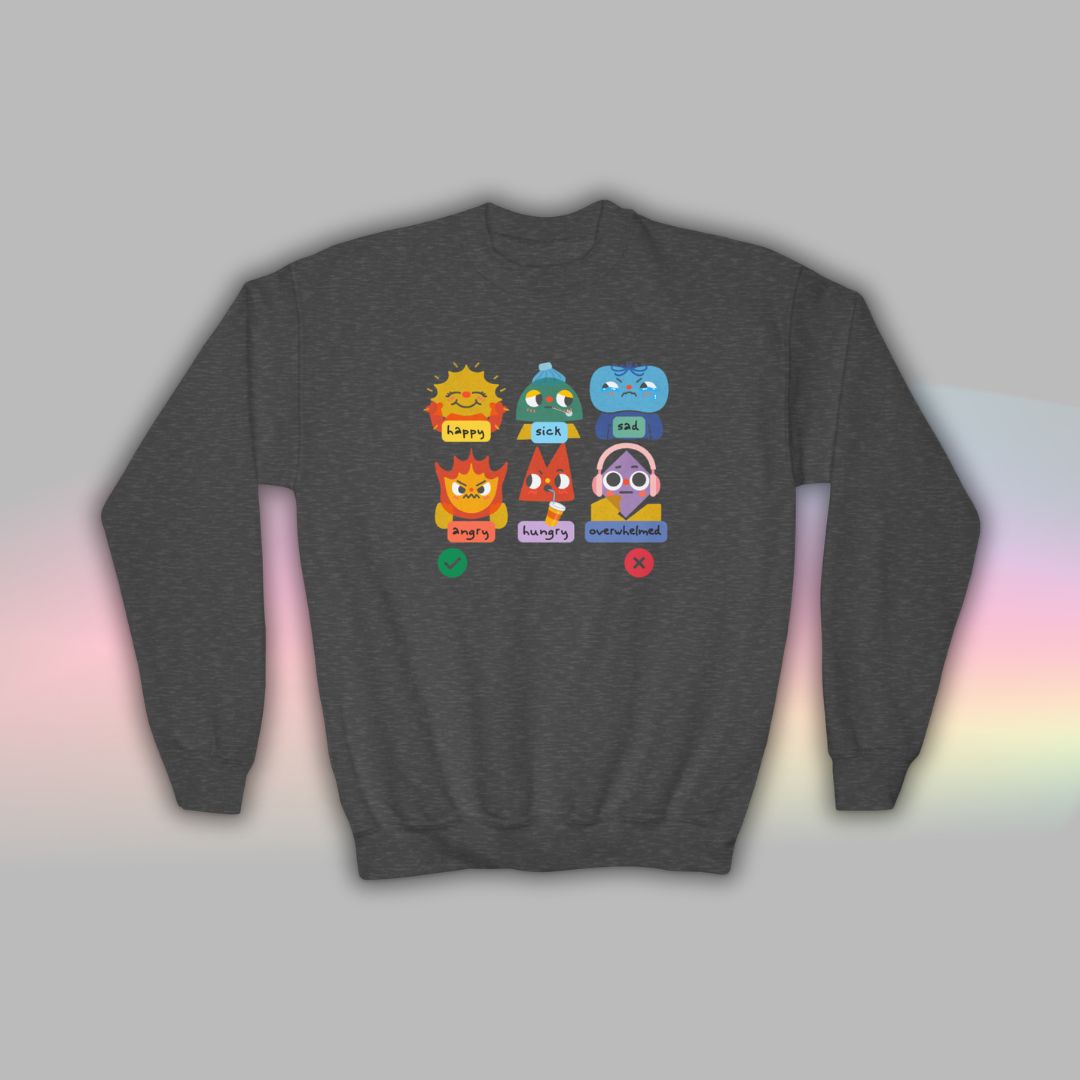 Kids Neurodiversity Crewneck | Autism Sweatshirt | Riso