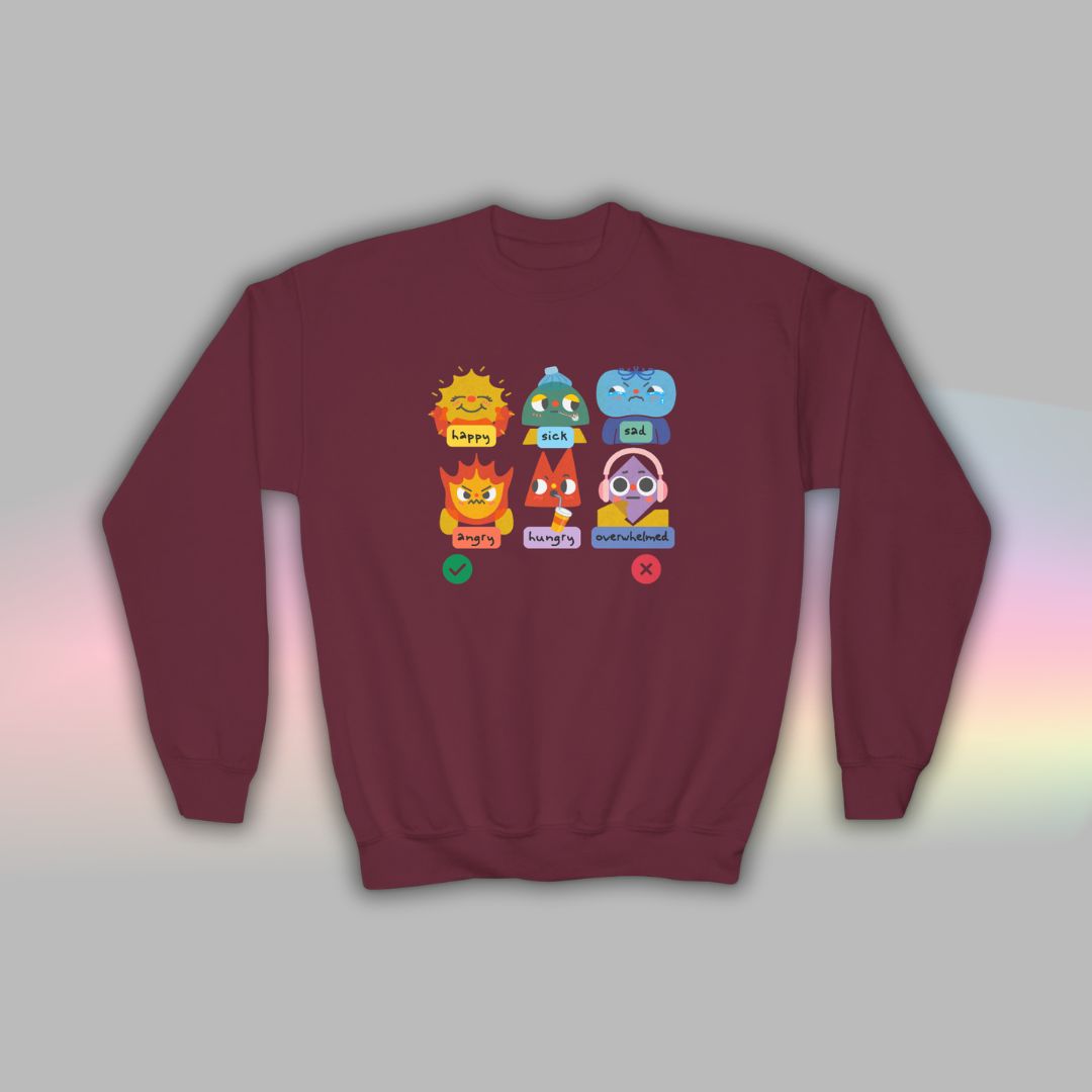 Kids Neurodiversity Crewneck | Autism Sweatshirt | Riso