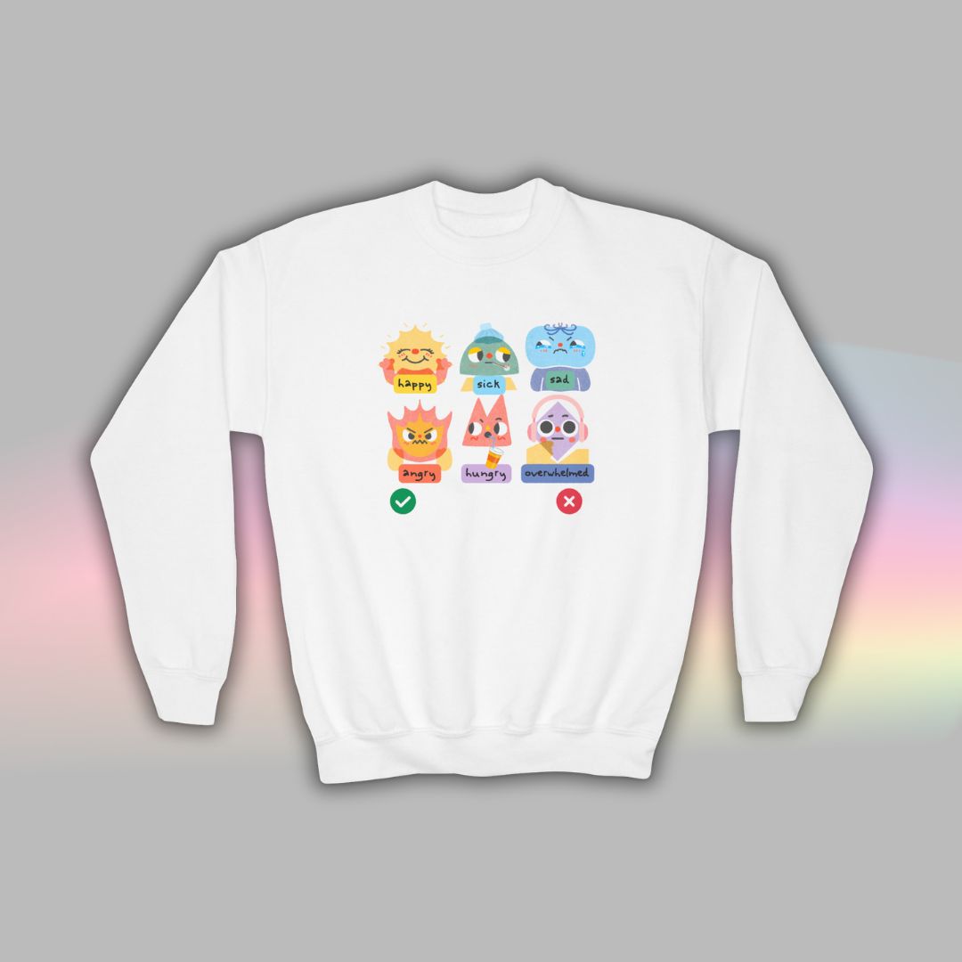 Kids Neurodiversity Crewneck | Autism Sweatshirt | Riso
