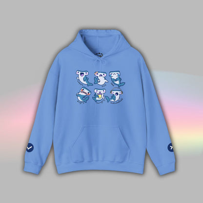 Adult Autism Hoodie | Neurodiversity Sweatshirt | Shark Communication Design