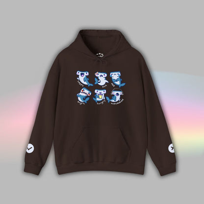 Adult Autism Hoodie | Neurodiversity Sweatshirt | Shark Communication Design
