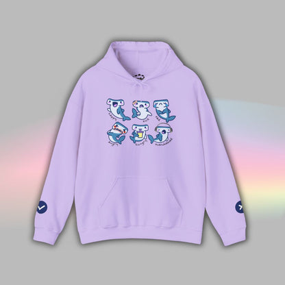 Adult Autism Hoodie | Neurodiversity Sweatshirt | Shark Communication Design