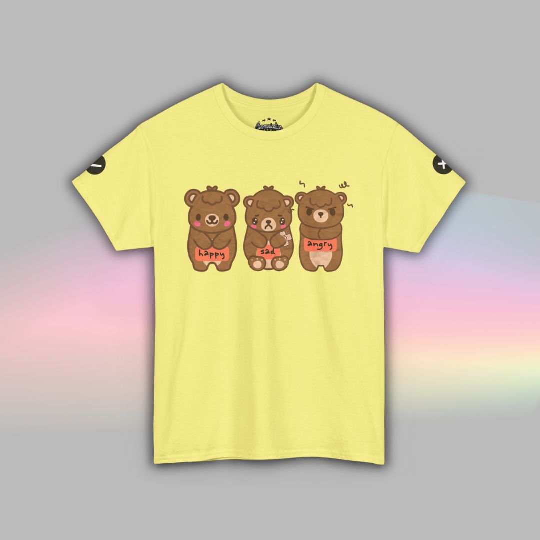 Adult Bear Communication TShirt | Autism Visual Communication