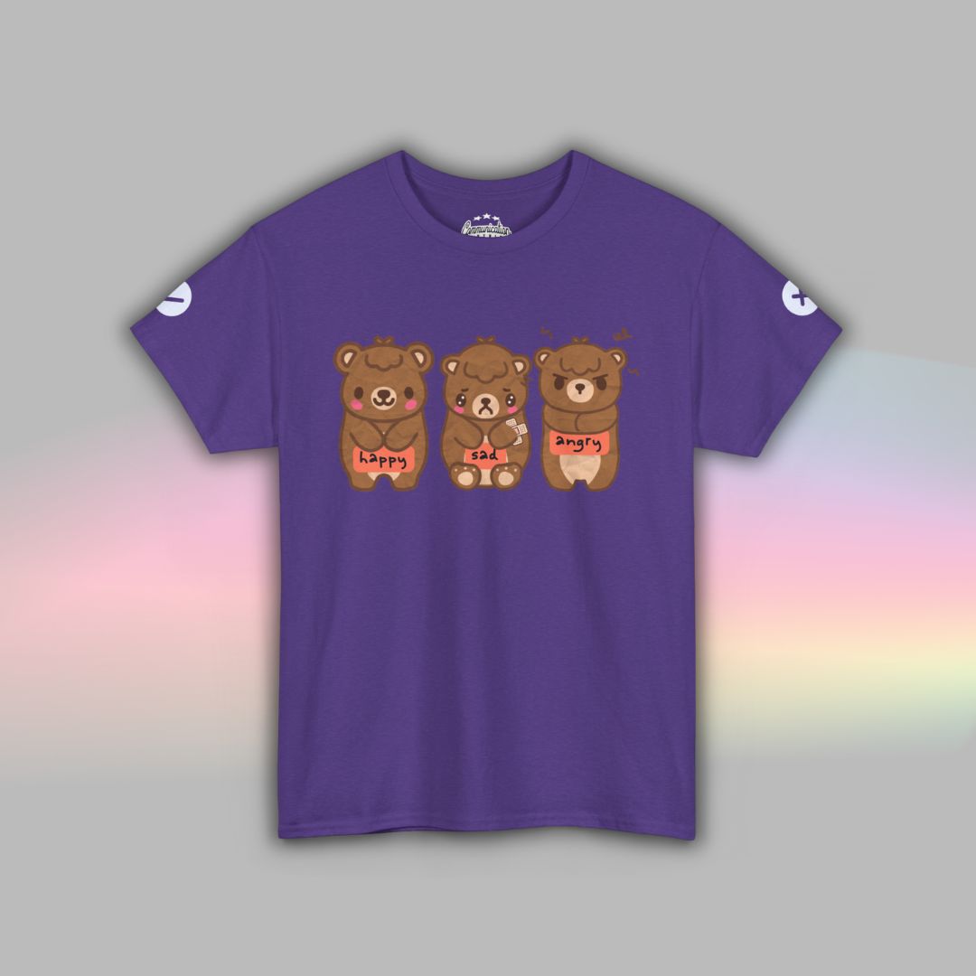 Adult Bear Communication TShirt | Autism Visual Communication