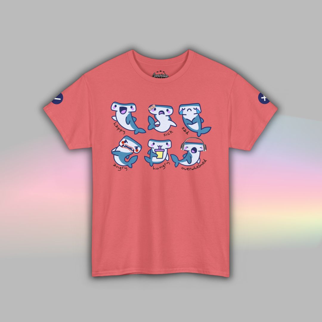 Adult Autism Shirt | Neurodiversity T Shirt | Visual Support | Shark