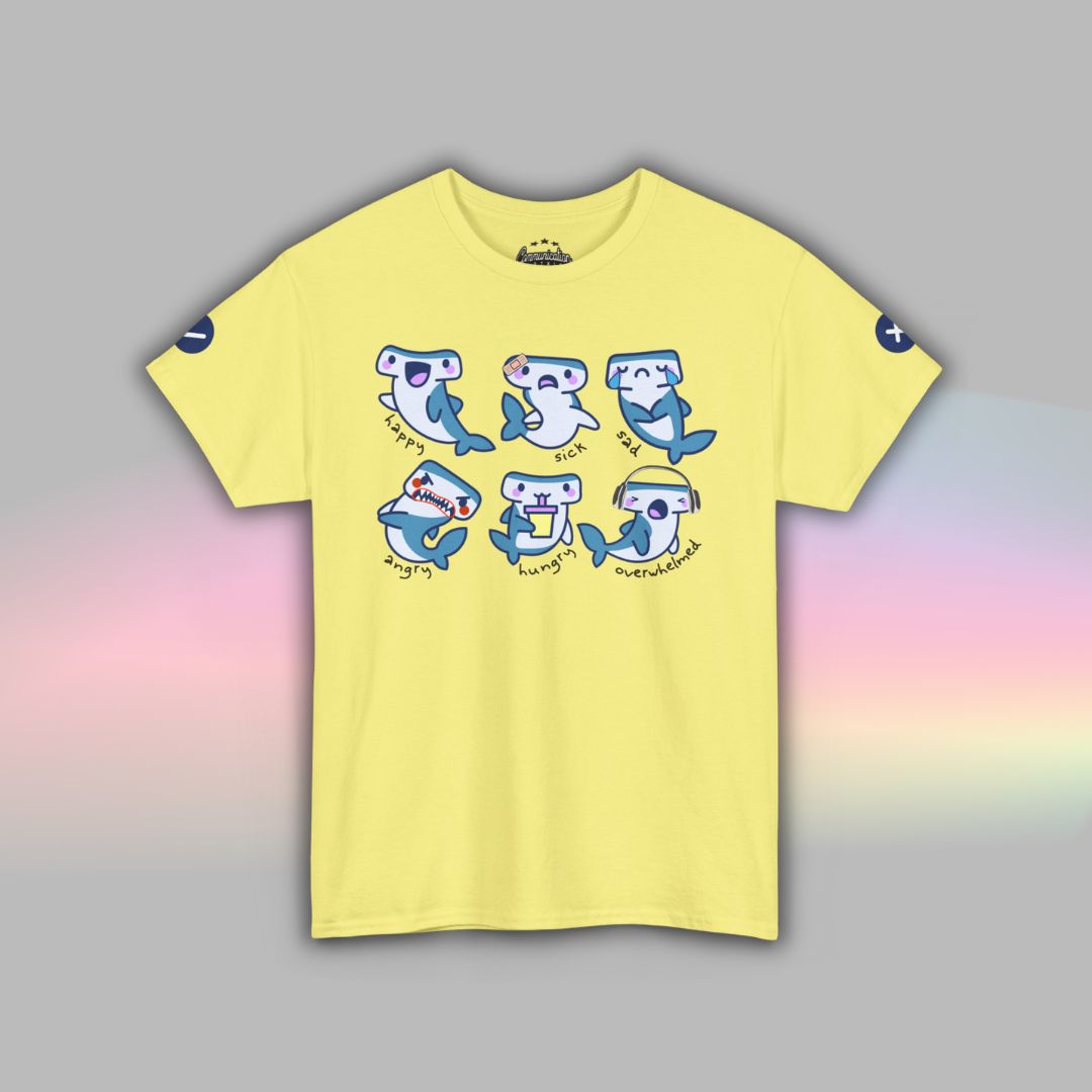 Adult Autism Shirt | Neurodiversity T Shirt | Visual Support | Shark
