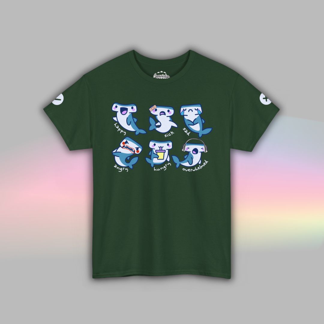 Adult Autism Shirt | Neurodiversity T Shirt | Visual Support | Shark