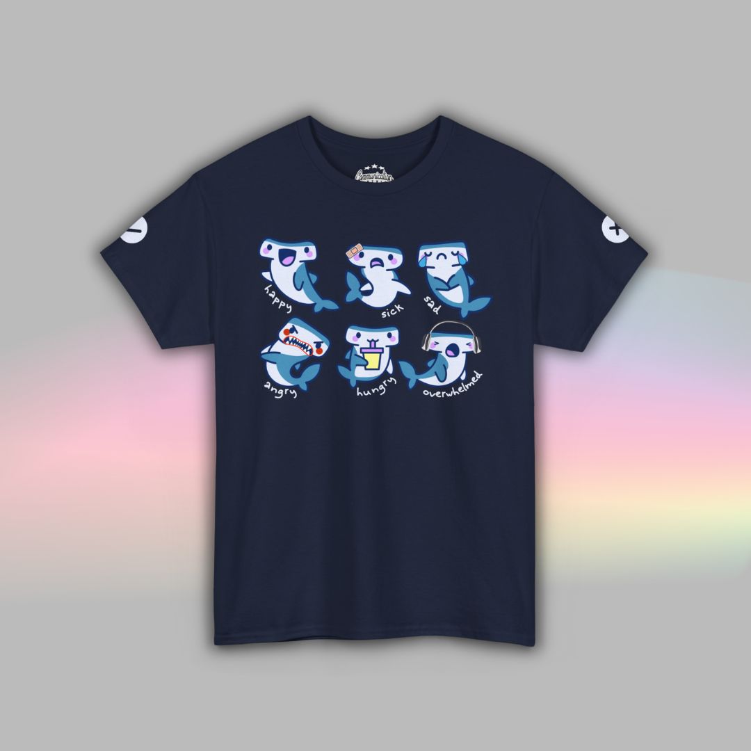 Adult Autism Shirt | Neurodiversity T Shirt | Visual Support | Shark