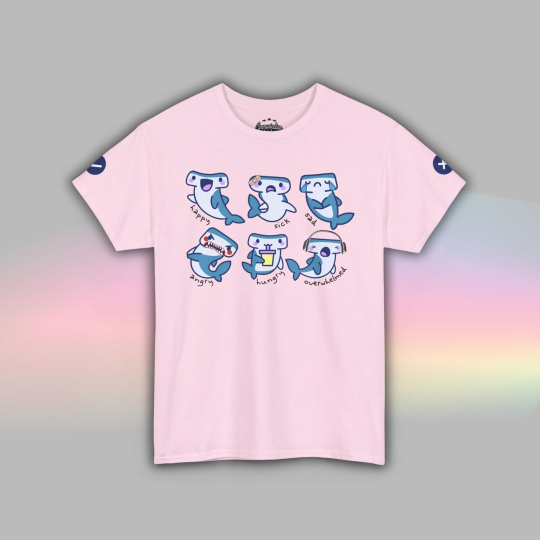 Adult Autism Shirt | Neurodiversity T Shirt | Visual Support | Shark
