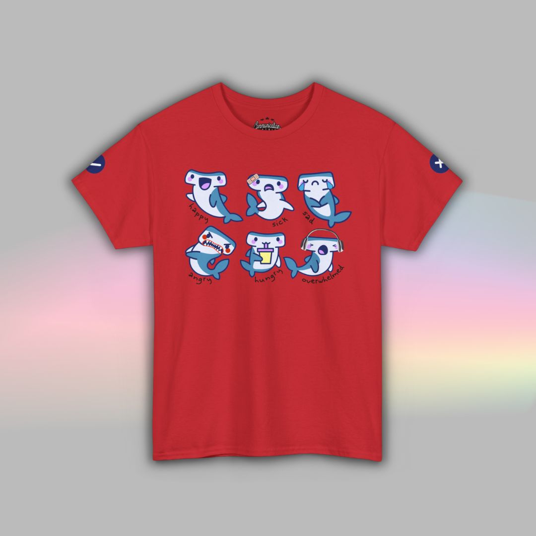 Adult Autism Shirt | Neurodiversity T Shirt | Visual Support | Shark