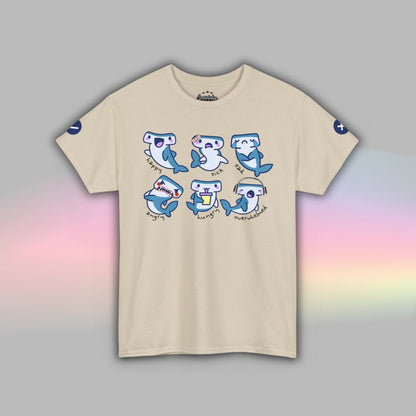 Adult Autism Shirt | Neurodiversity T Shirt | Visual Support | Shark