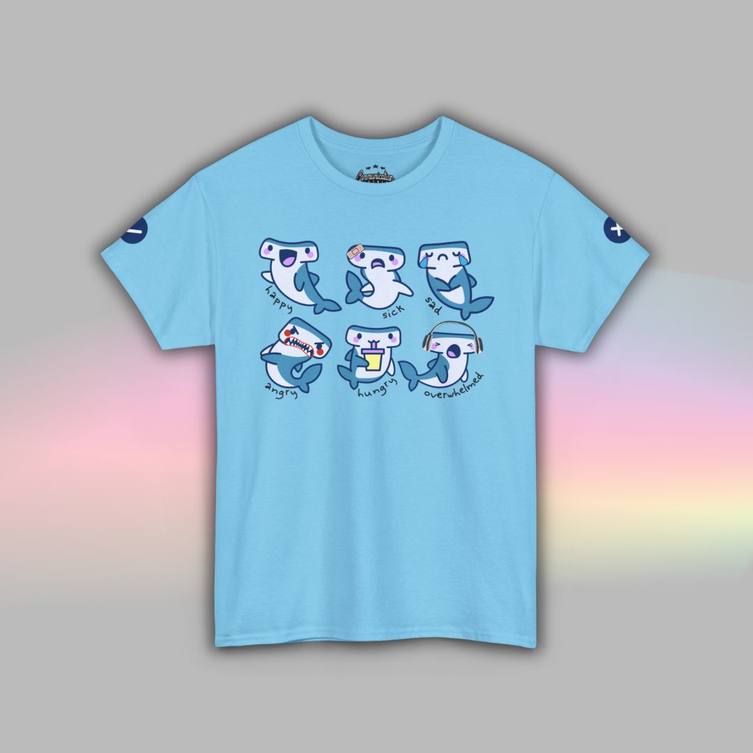 Adult Autism Shirt | Neurodiversity T Shirt | Visual Support | Shark