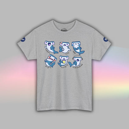 Adult Autism Shirt | Neurodiversity T Shirt | Visual Support | Shark