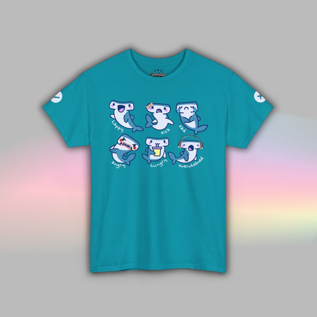 Adult Autism Shirt | Neurodiversity T Shirt | Visual Support | Shark