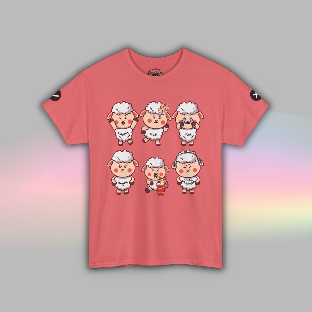 Adult Sheep Communication T-Shirt | Nonverbal Autism Visual Support