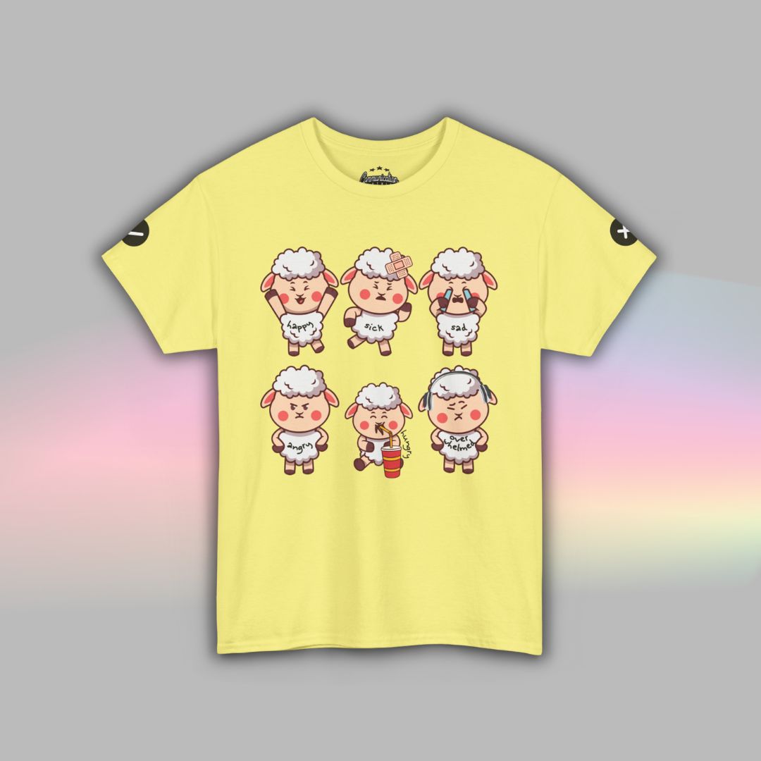Adult Sheep Communication T-Shirt | Nonverbal Autism Visual Support