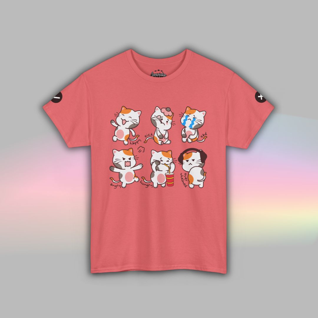 Cat Communication TShirt for Adults | Autism Communication Aid