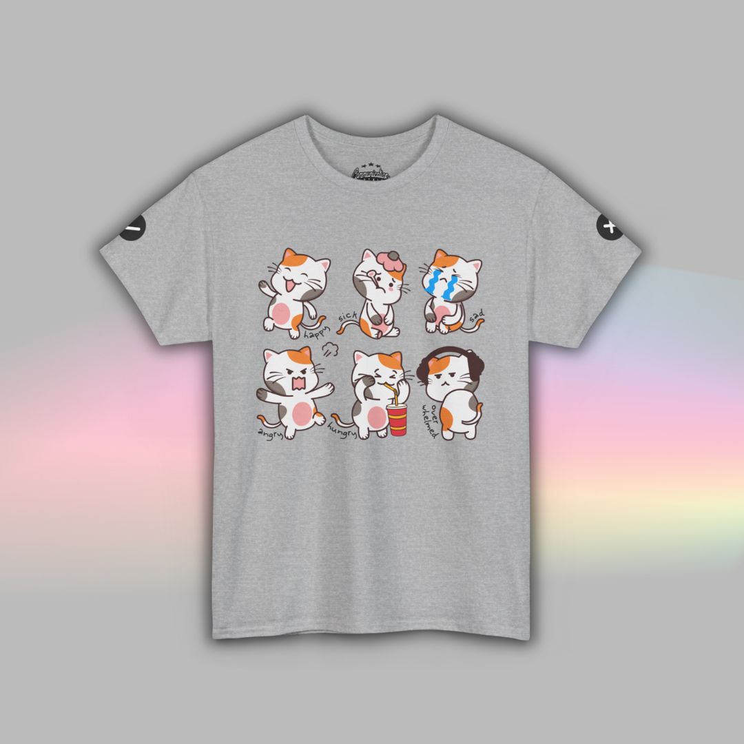 Cat Communication TShirt for Adults | Autism Communication Aid
