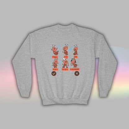 Kids Autism Sweatshirt | Neurodiversity Crewneck | Ants