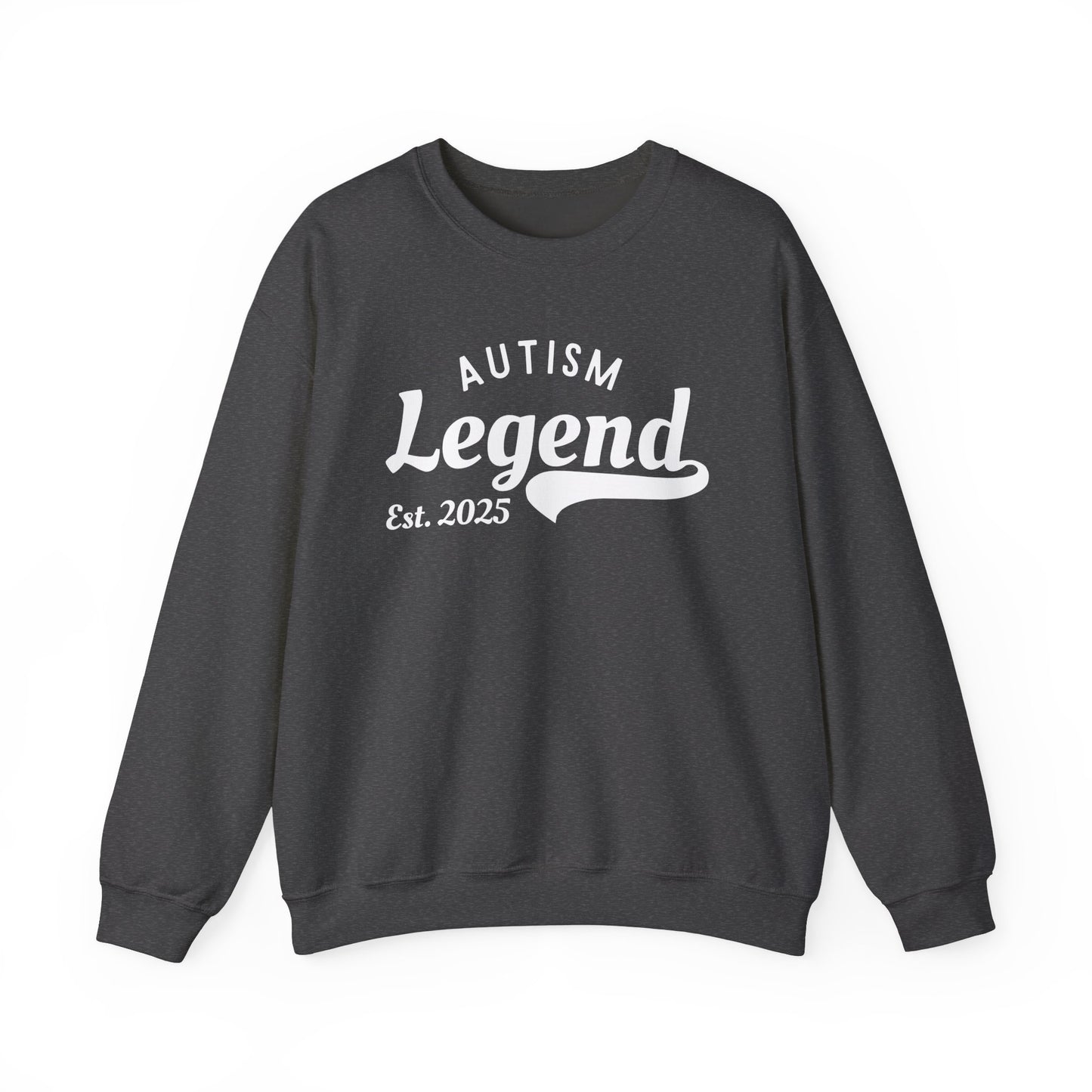 Autism_Acceptance_Legend_Sweatshirt_White_Adult_dark_heather_gray