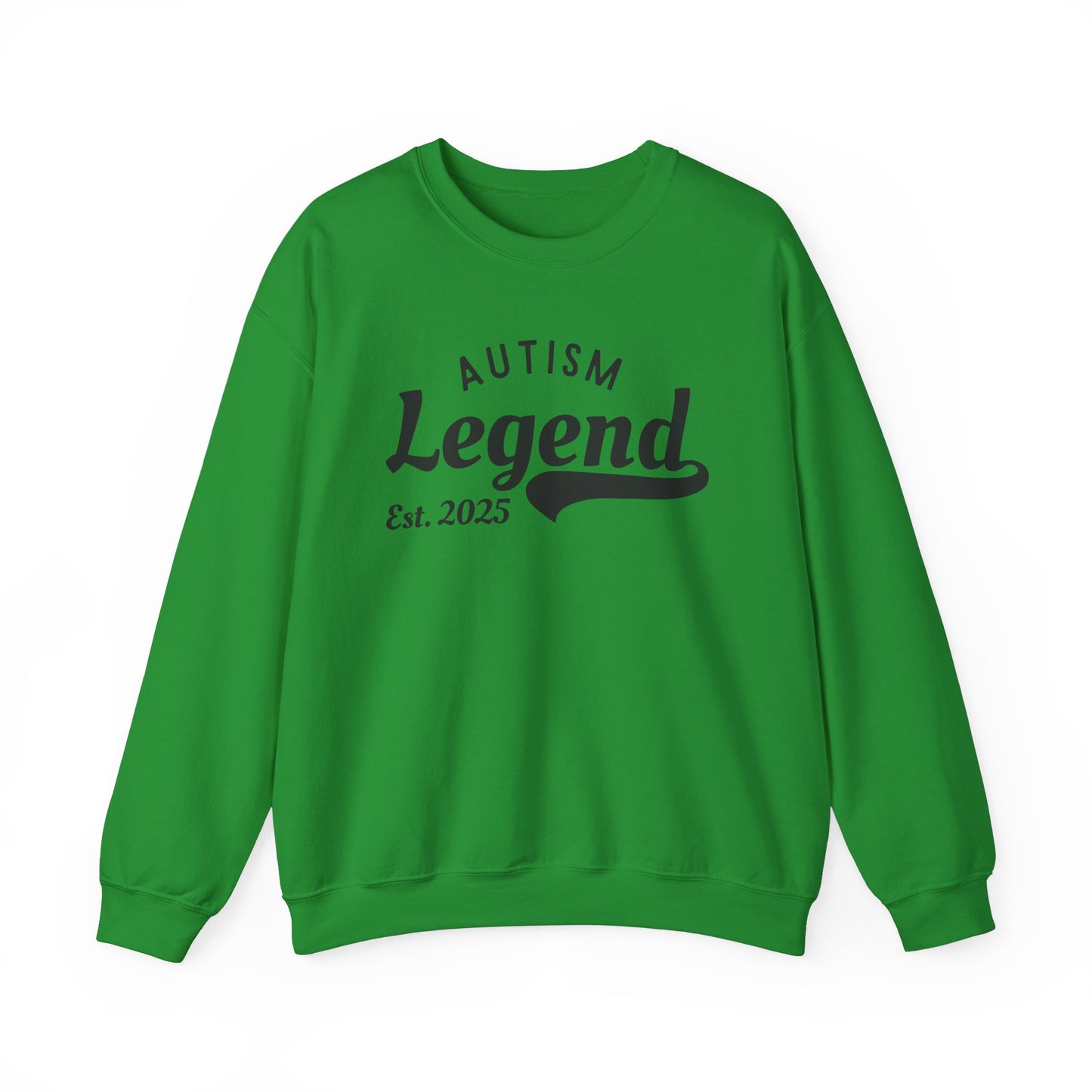 Autism_Acceptance_Legend_Sweatshirt_White_Adult_rish_green