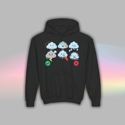 Cloud Communication Hoodie for Kids | Nonverbal Autism Support Wear