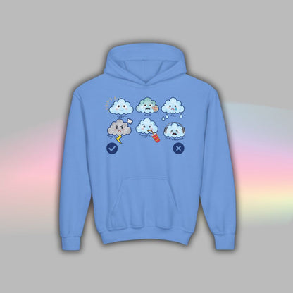Cloud Communication Hoodie for Kids | Nonverbal Autism Support Wear