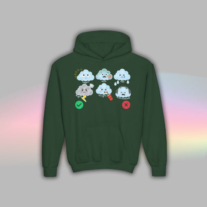 Cloud Communication Hoodie for Kids | Nonverbal Autism Support Wear