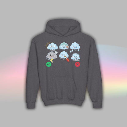 Cloud Communication Hoodie for Kids | Nonverbal Autism Support Wear