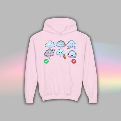 Cloud Communication Hoodie for Kids | Nonverbal Autism Support Wear