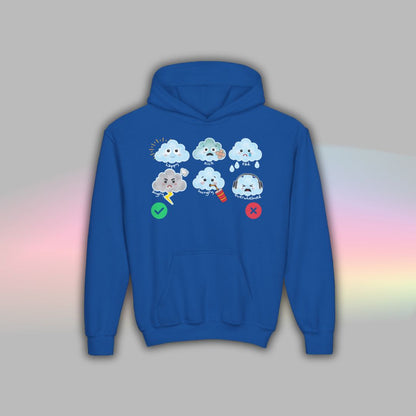 Cloud Communication Hoodie for Kids | Nonverbal Autism Support Wear