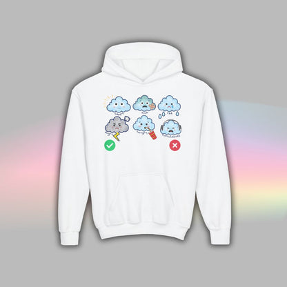 Cloud Communication Hoodie for Kids | Nonverbal Autism Support Wear
