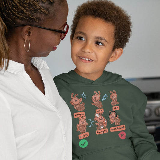 Ant Communication Hoodie for Kids | Nonverbal Autism Support