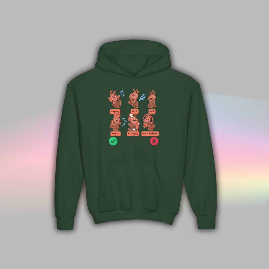 Ant Communication Hoodie for Kids | Nonverbal Autism Support