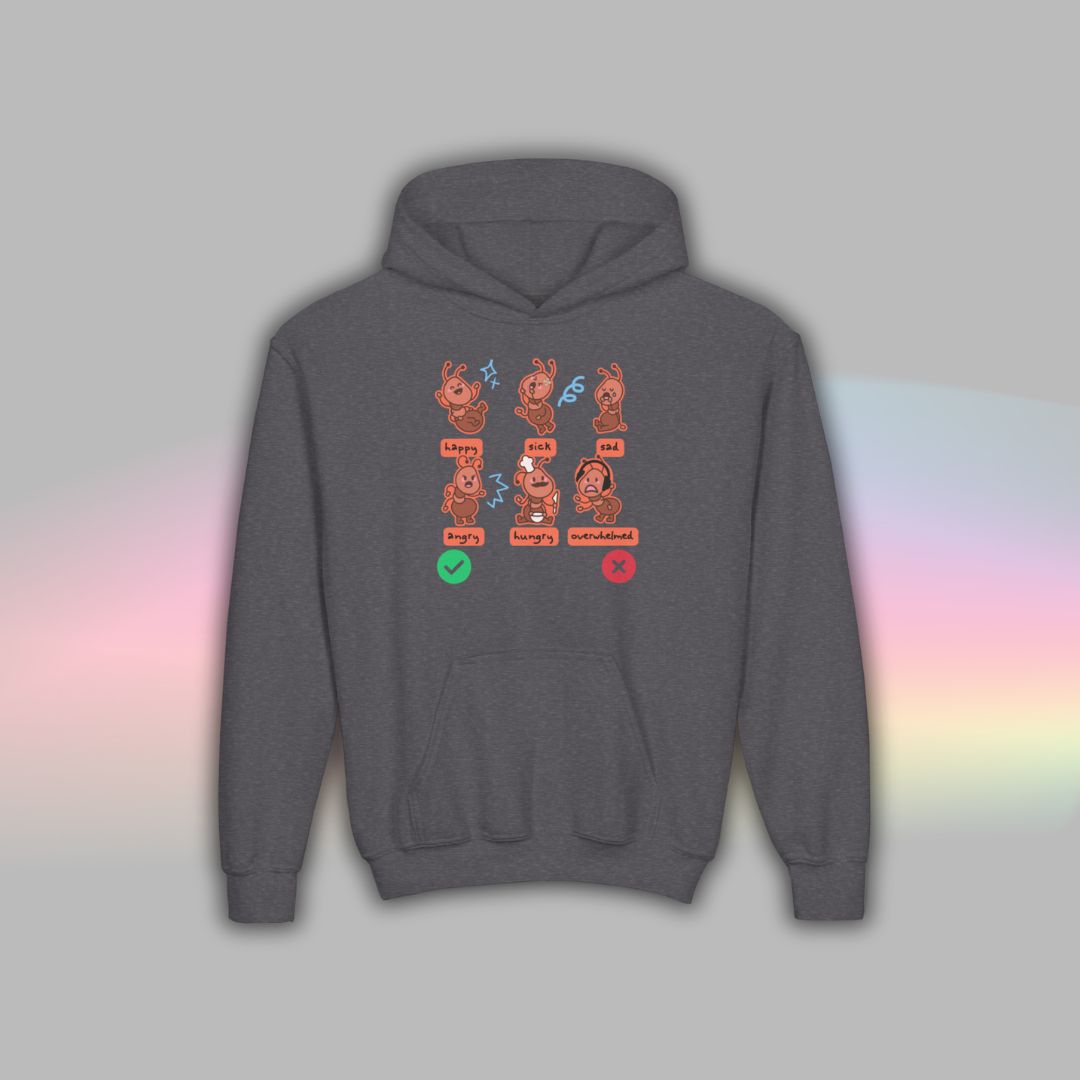 Ant Communication Hoodie for Kids | Nonverbal Autism Support